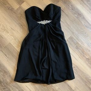 Sophia Tolli black formal bridesmaid dress